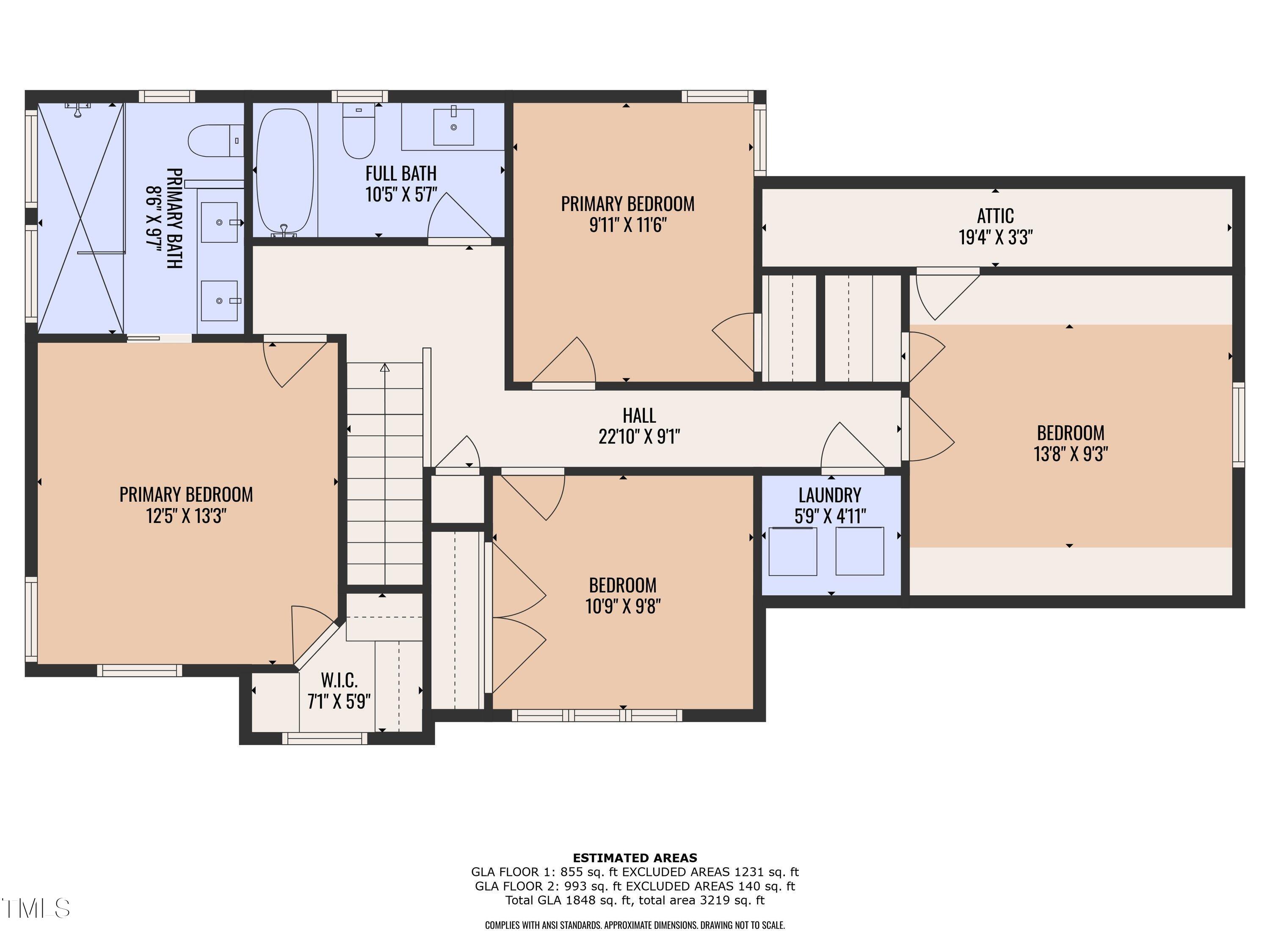 2721 Dahlgreen Road Raleigh, NC 27615 - Photo 56 of 59 2nd_floor_2721_dahlgreen_road_raleigh_wi