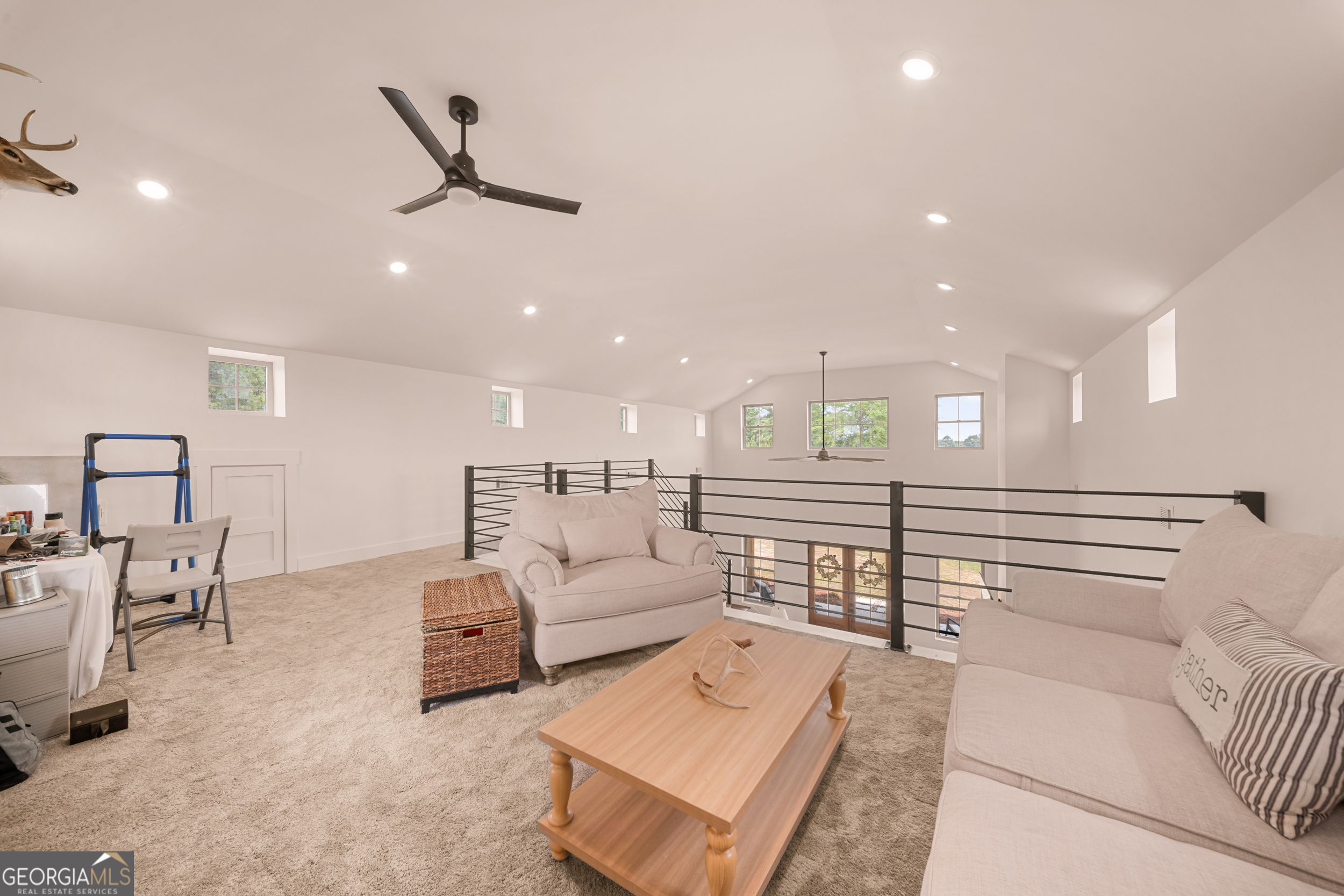 2973 Buttermilk Road Sylvania, GA 30467 - Photo 32 of 48 a living room with furniture and a ceiling fan