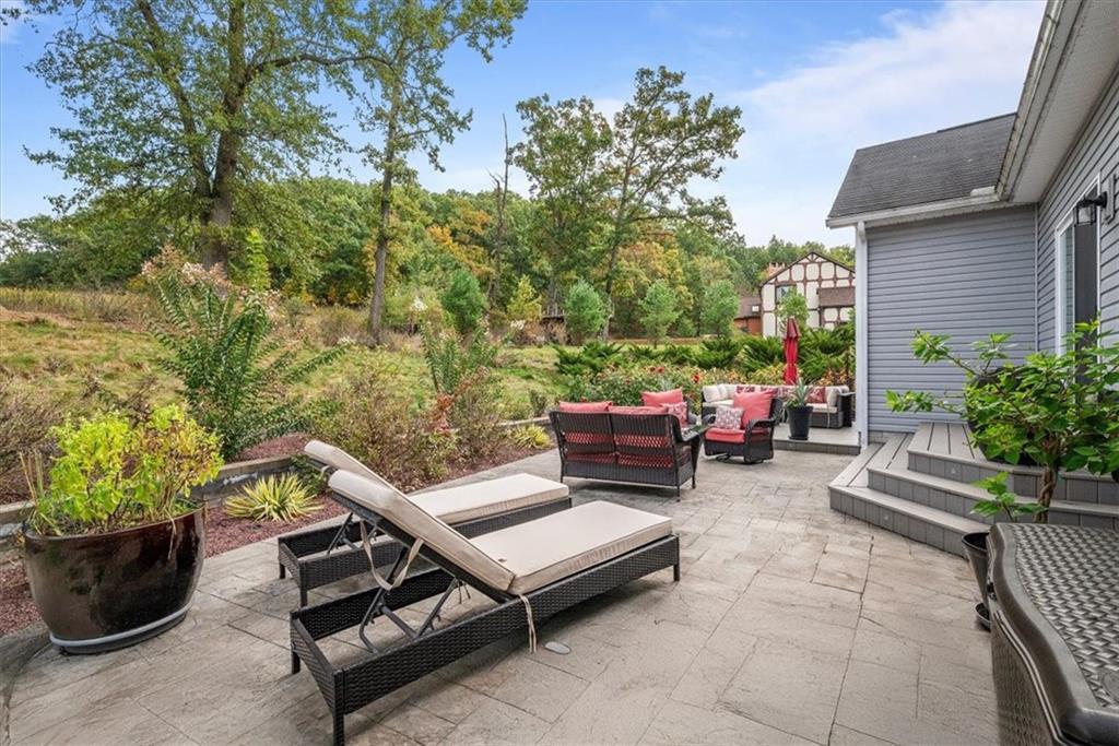 119 Caromar Drive Mars, PA 16046 - Photo 41 of 48 a view of a patio with couches and potted plants