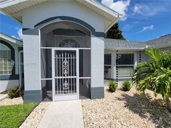 a front view of a house with a porch