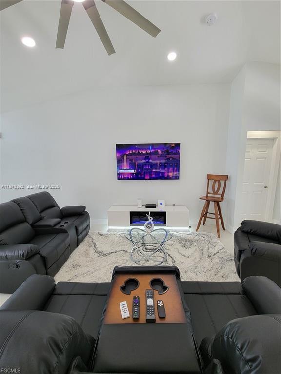 237 Southwest 47th Street Cape Coral, FL 33914 - Photo 6 of 50 a living room with furniture and a couch