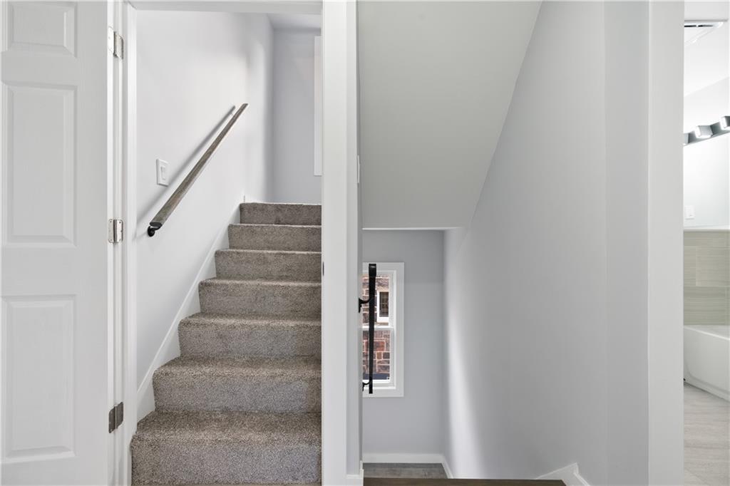 3030 Shady Avenue Pittsburgh, PA 15217 - Photo 22 of 31 a view of staircase with white walls