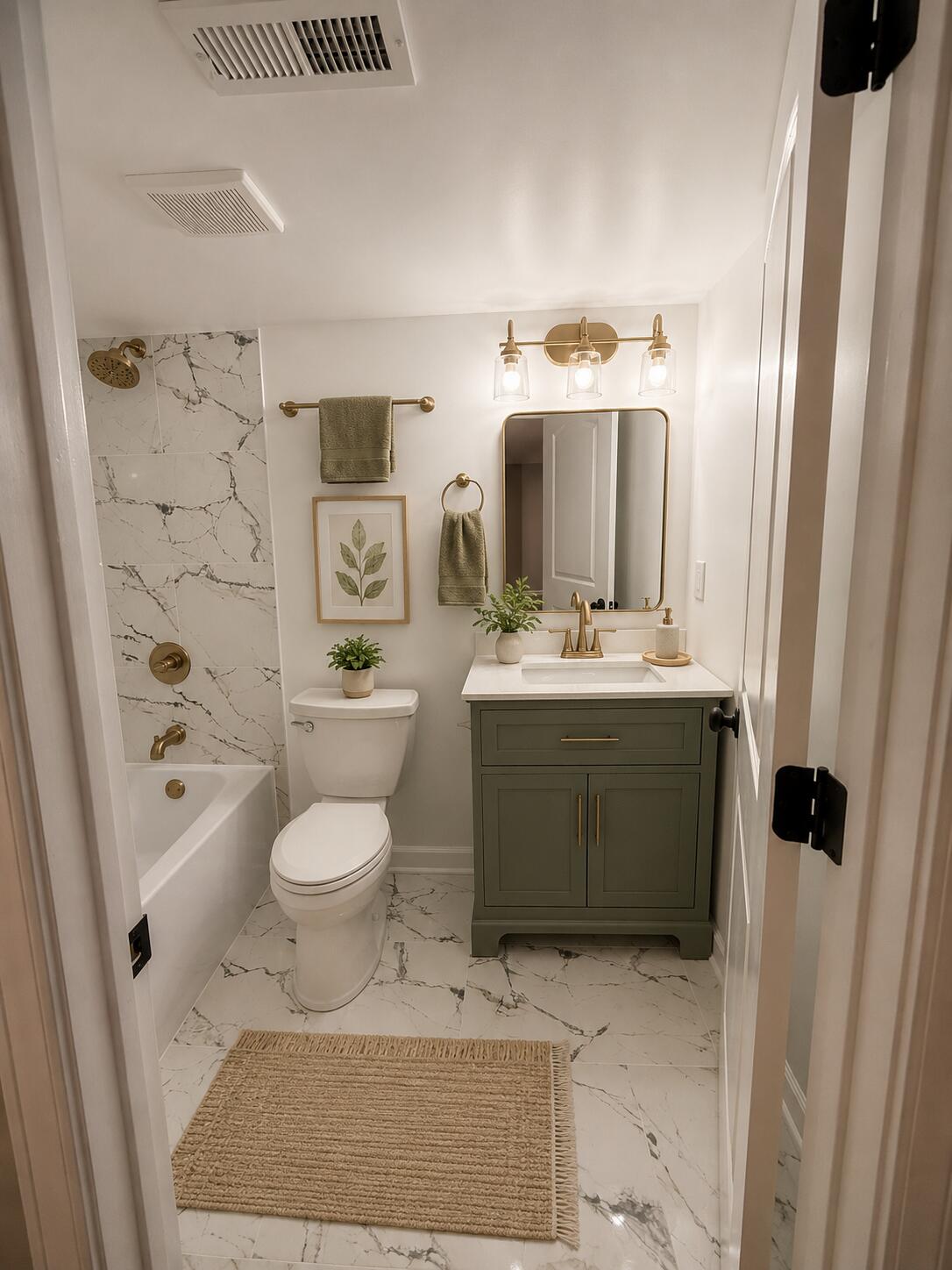 408 Cherry Hill Road Dyer, IN 46311 - Photo 23 of 31 a bathroom with a sink toilet and shower