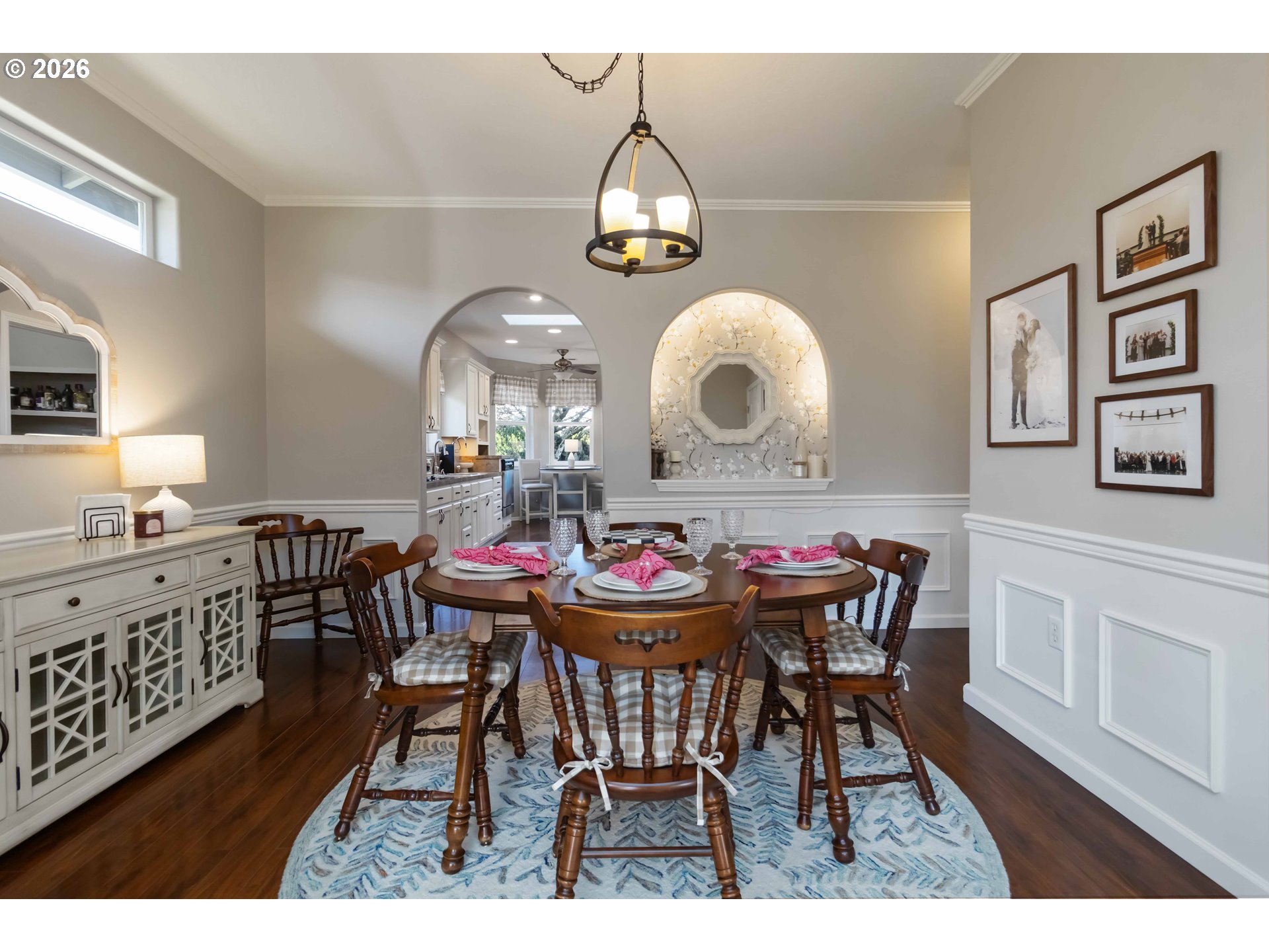 5558 Solo Point Drive Longview, WA 98632 - Photo 13 of 40 a view of a dining room and hall with furniture