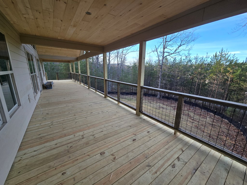 30 Small Street Blairsville, GA 30512 - Photo 11 of 36 a view of balcony with wooden floor