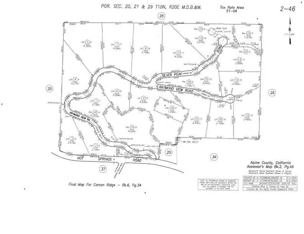 $198,500 | 0 Silver Peak Road, Markleeville, CA 96120