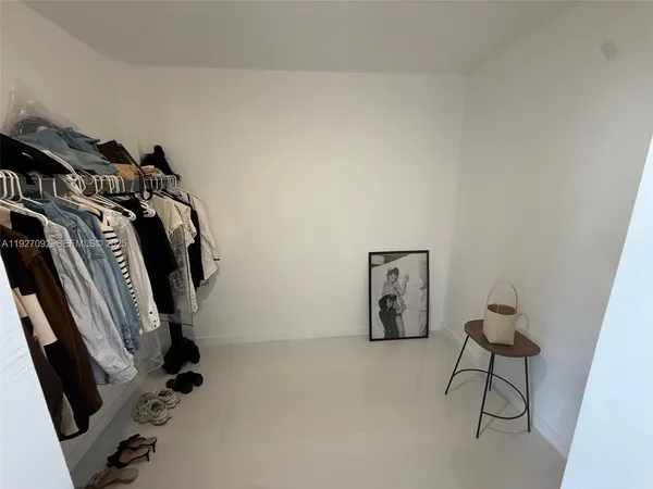 a view of walk in closet