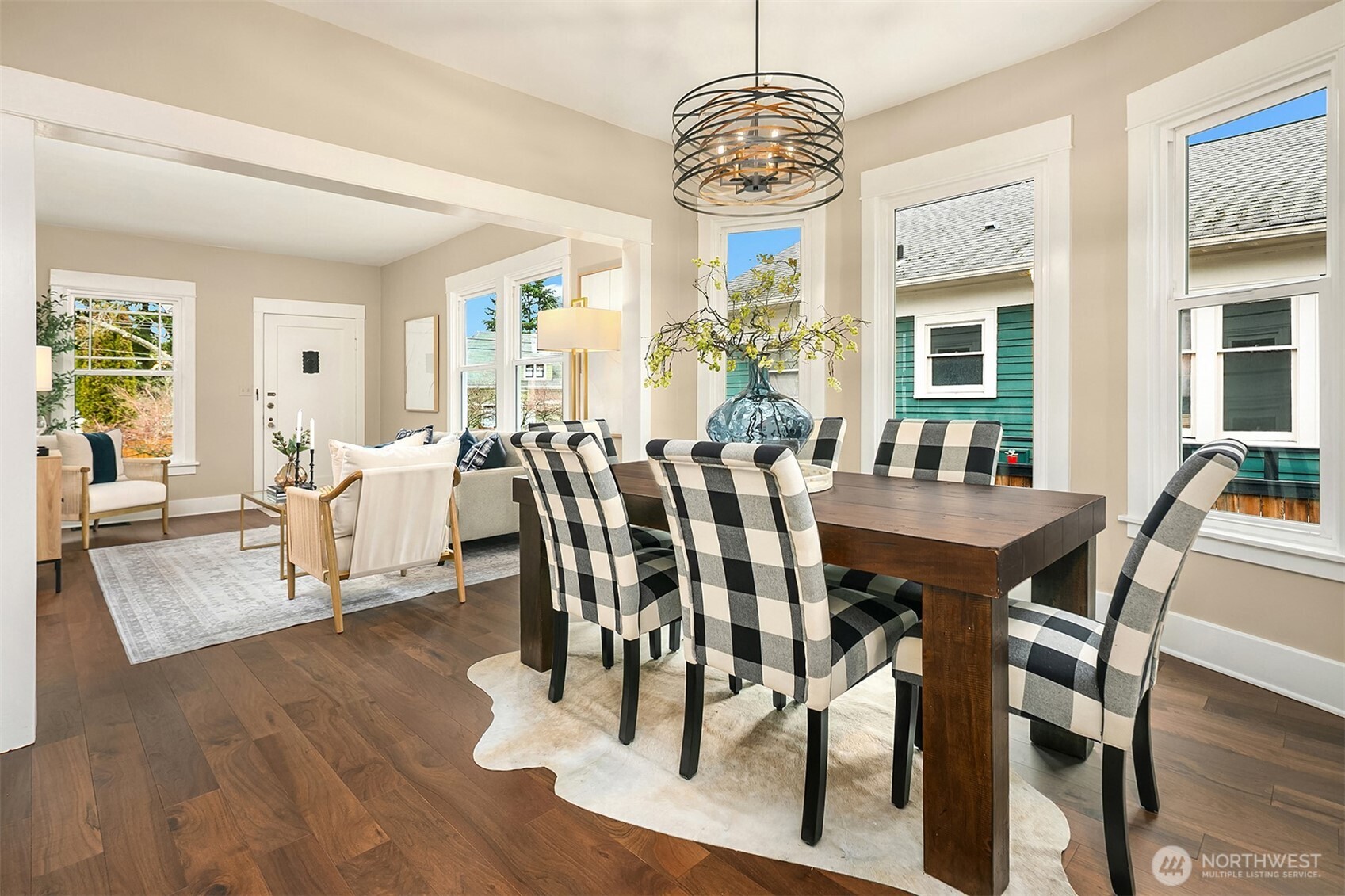 511 West McGraw Street Seattle, WA 98119 - Photo 5 of 21 a view of a dining room with furniture window and wooden floor