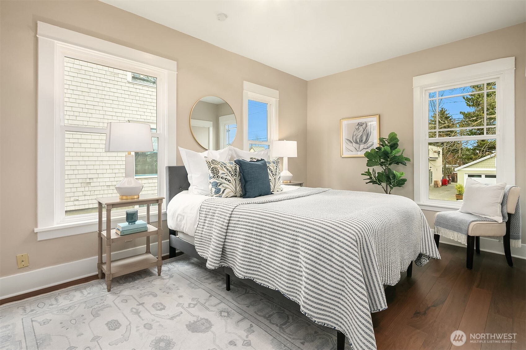 511 West McGraw Street Seattle, WA 98119 - Photo 10 of 21 a bedroom with a bed and a window