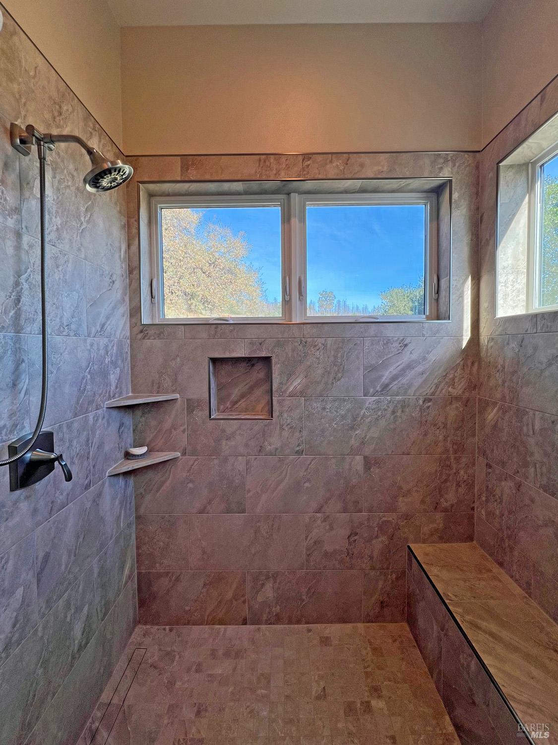 11401 Bakers Creek Road Redwood Valley, CA 95470 - Photo 33 of 70 a bathroom with a shower