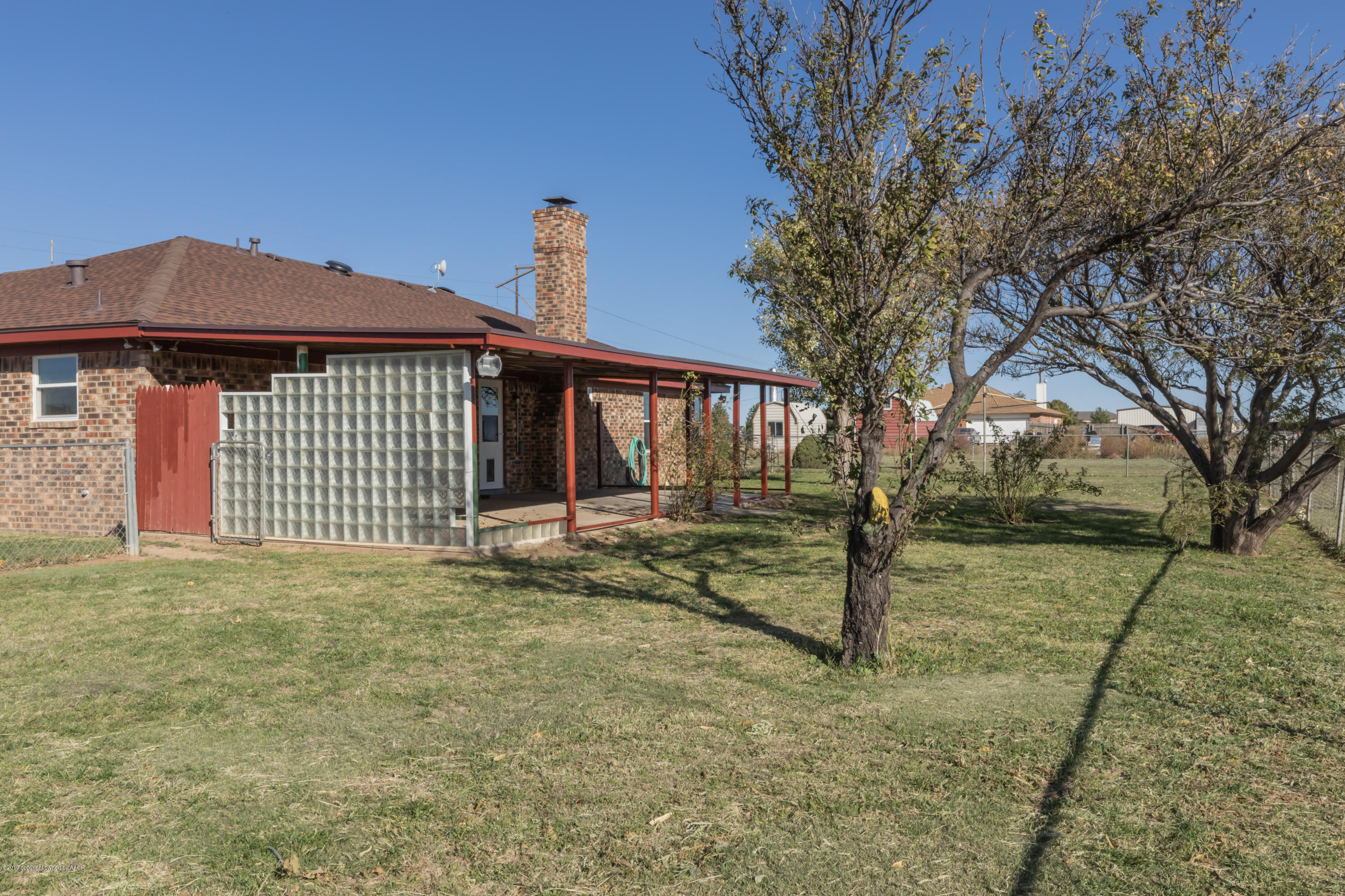 9901 South Blessen Road Amarillo, TX 79119 - Photo 32 of 38 BACKYARD VIEW 1