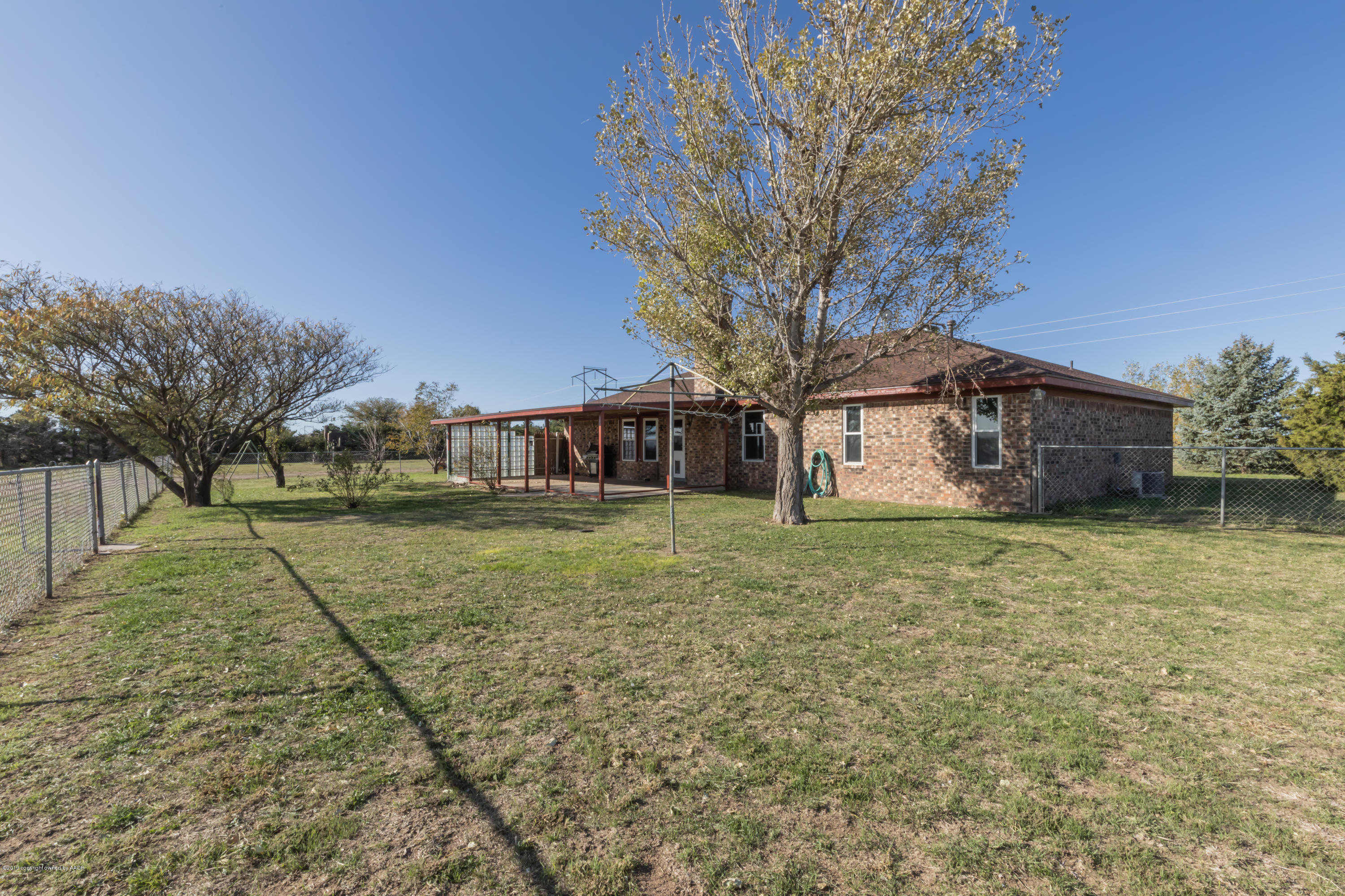9901 South Blessen Road Amarillo, TX 79119 - Photo 33 of 38 BACKYARD VIEW 2