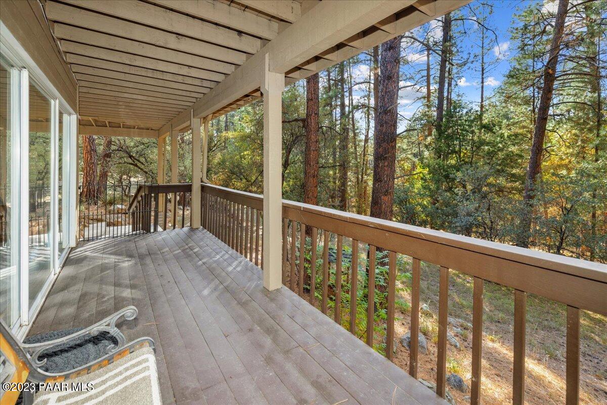 1420 Valley Ranch Circle Prescott, AZ 86303 - Photo 26 of 29 23-Lower Level Deck