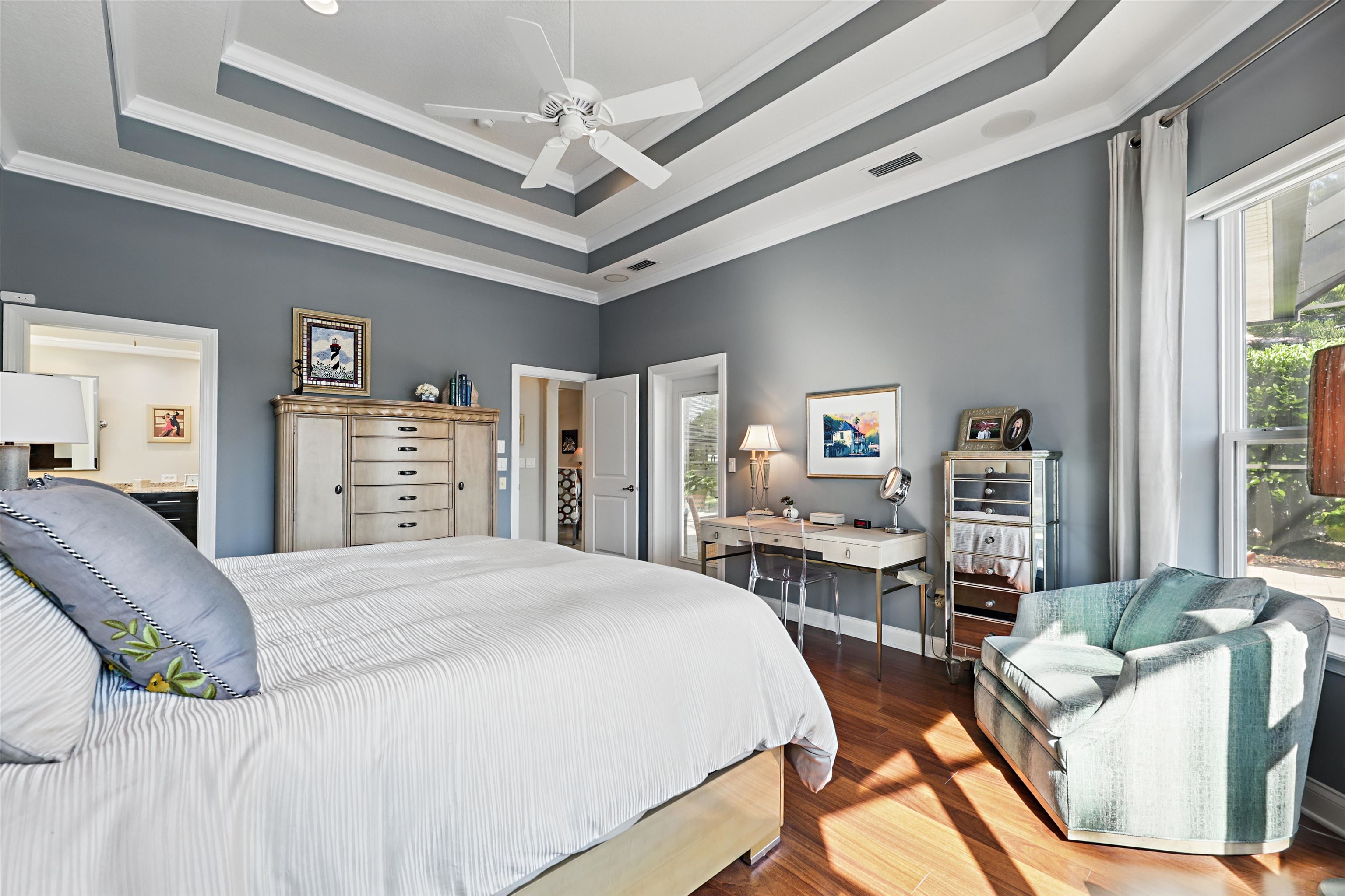 322 Fiddlers Point Drive St. Augustine, FL 32080 - Photo 22 of 58 a bed room with a bed and a television