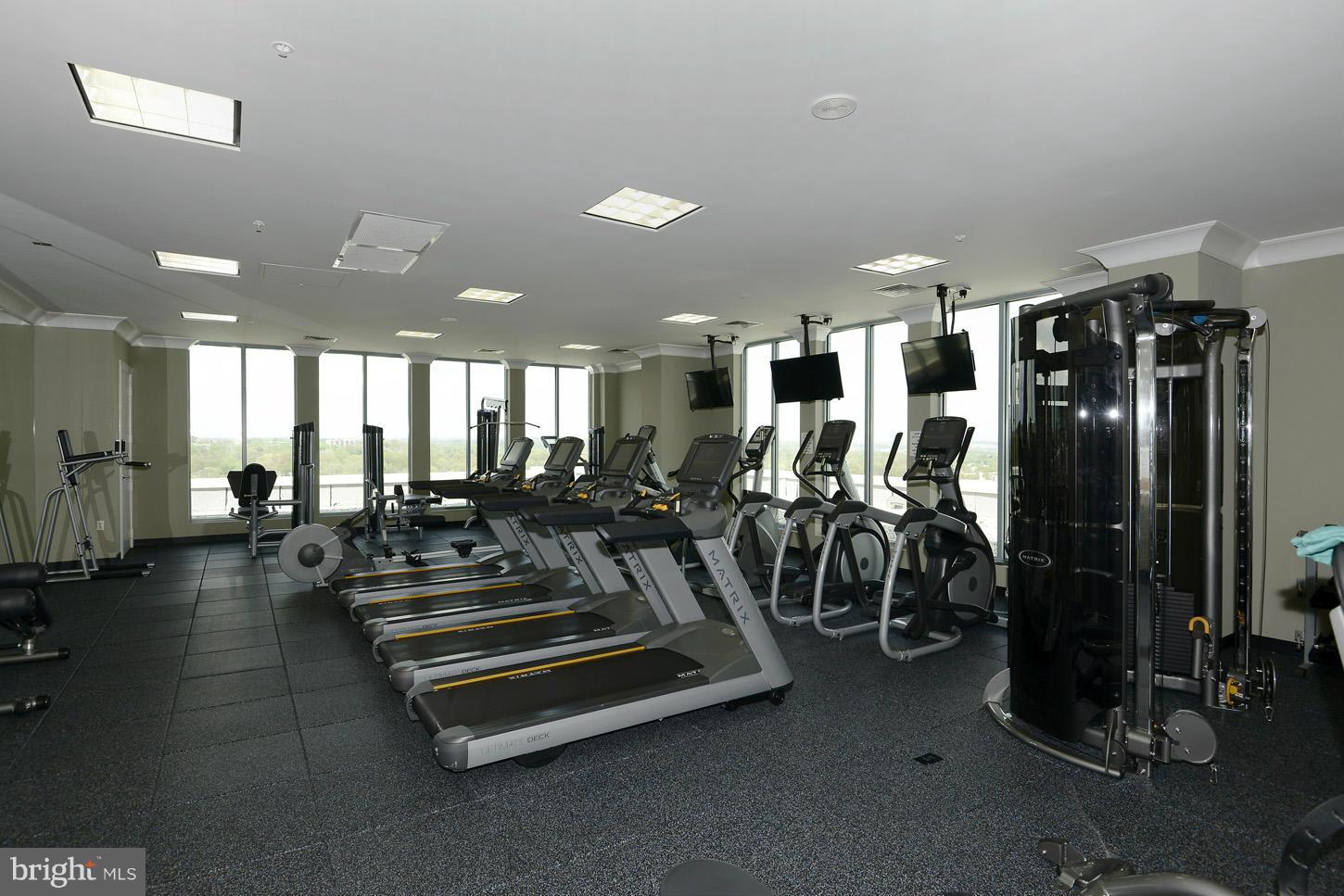 851 North Glebe Road, Unit 1316 Arlington, VA 22203 - Photo 16 of 22 a view of a room with gym equipment