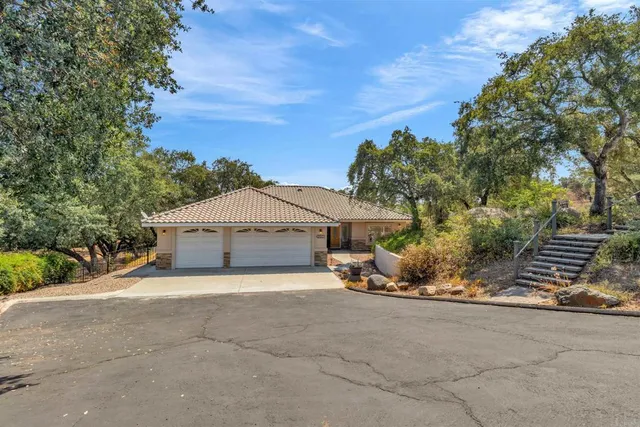 front view of a house with a outdoor space