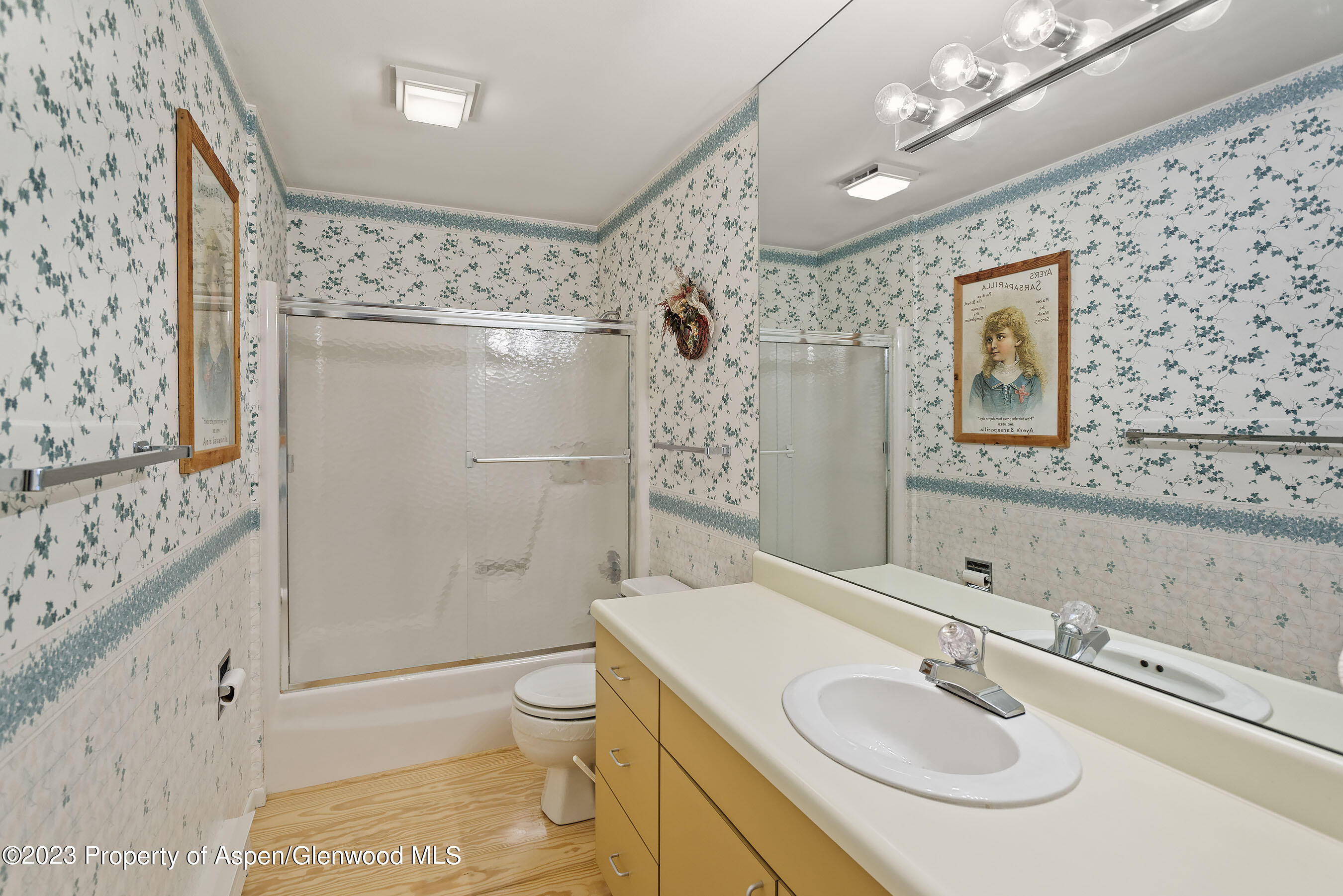 800 Bonita Drive, Unit 1 Aspen, CO 81611 - Photo 15 of 18 a bathroom with a sink a toilet and shower