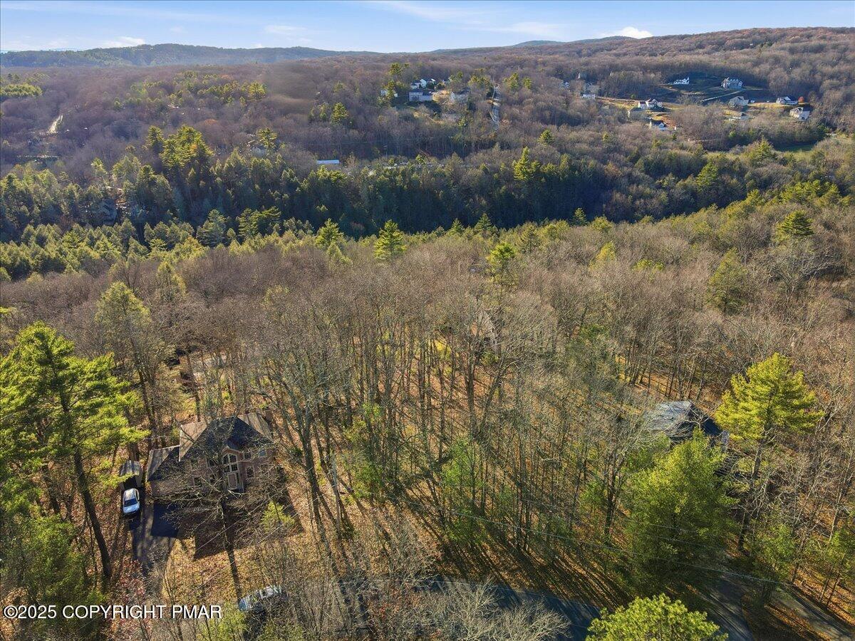 3 Manchester Drive Bushkill, PA 18324 - Photo 6 of 14 an aerial view of houses covered in trees