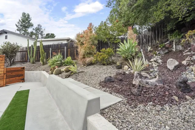 a balcony with view of trees