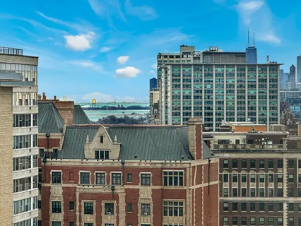 a view of a large building