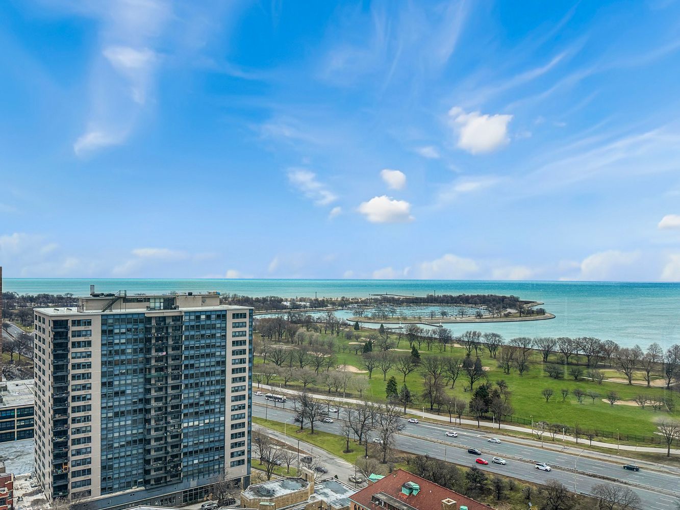 655 West Irving Park Road, Unit 2302 Chicago, IL 60613 - Photo 6 of 41 a view of lake with city view