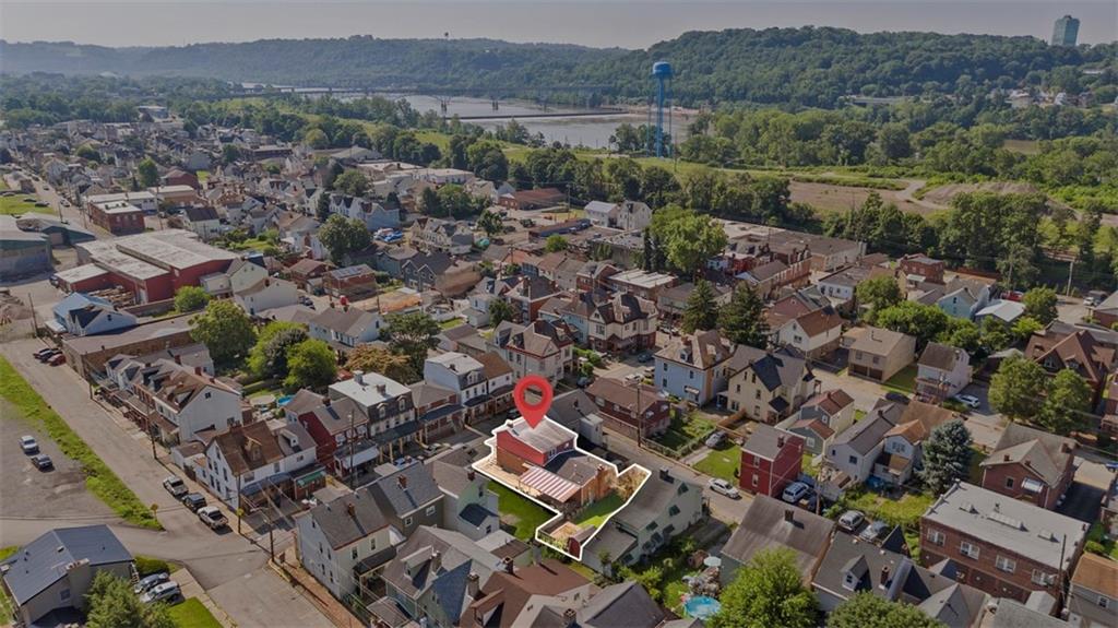 213 18th Street Pittsburgh, PA 15215 - Photo 42 of 42 an aerial view of a city with lots of residential buildings