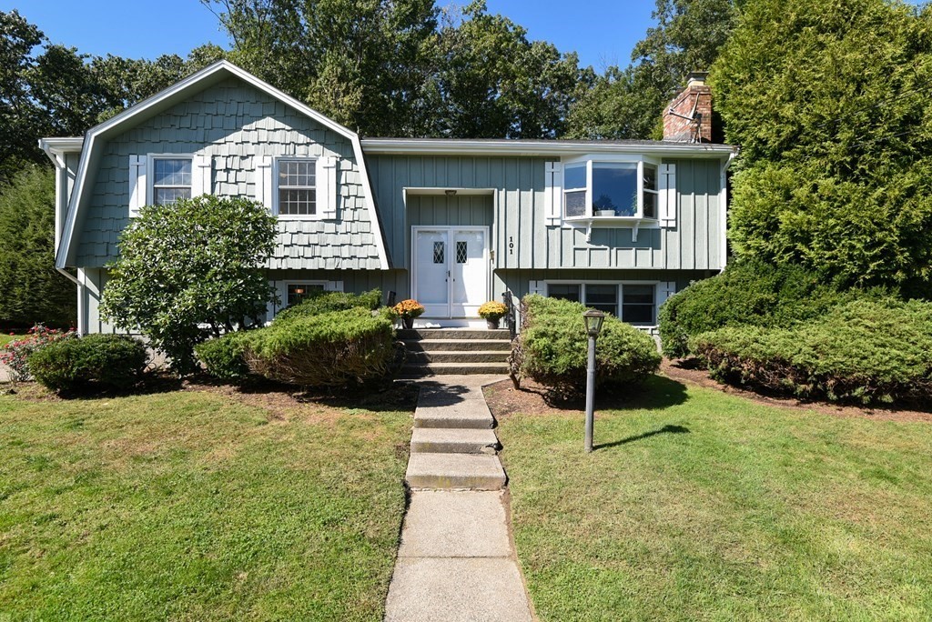 101 Standish Road Needham, MA 02492 - Photo 1 of 38 a view of a house with backyard and garden
