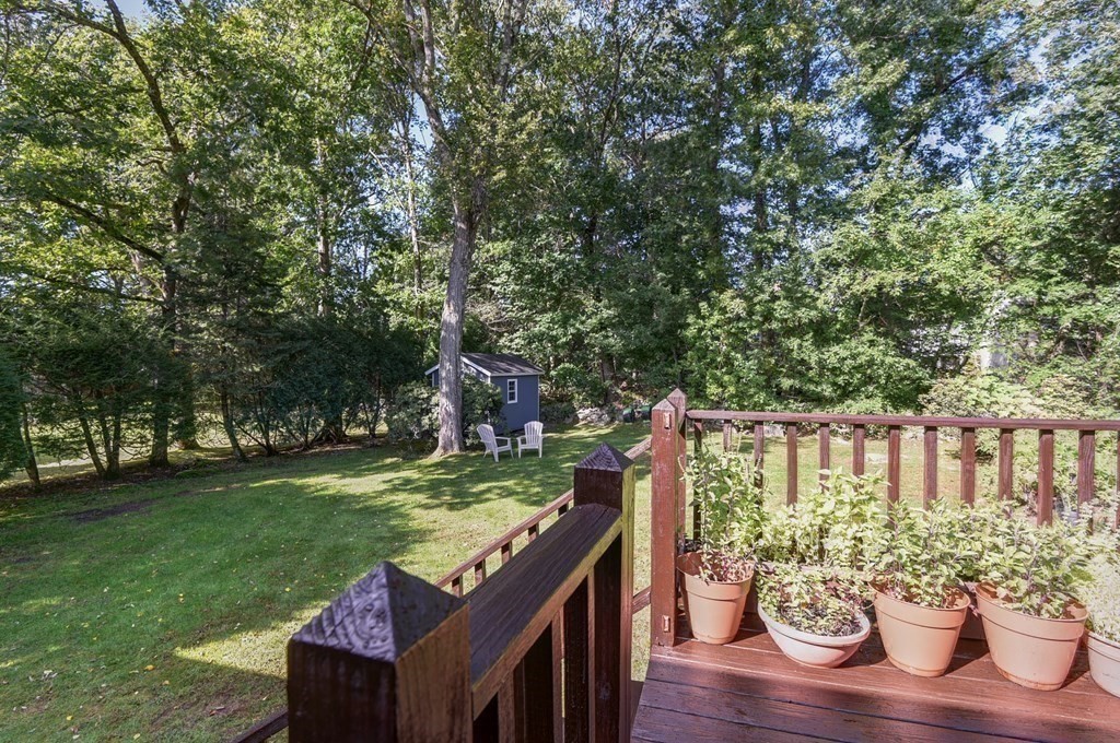 101 Standish Road Needham, MA 02492 - Photo 29 of 38 a view of a backyard with sitting area