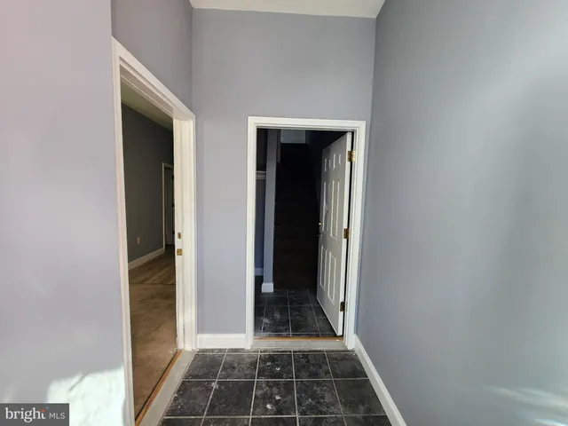 a view of an entrance door