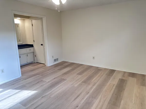 wooden floor in an empty room