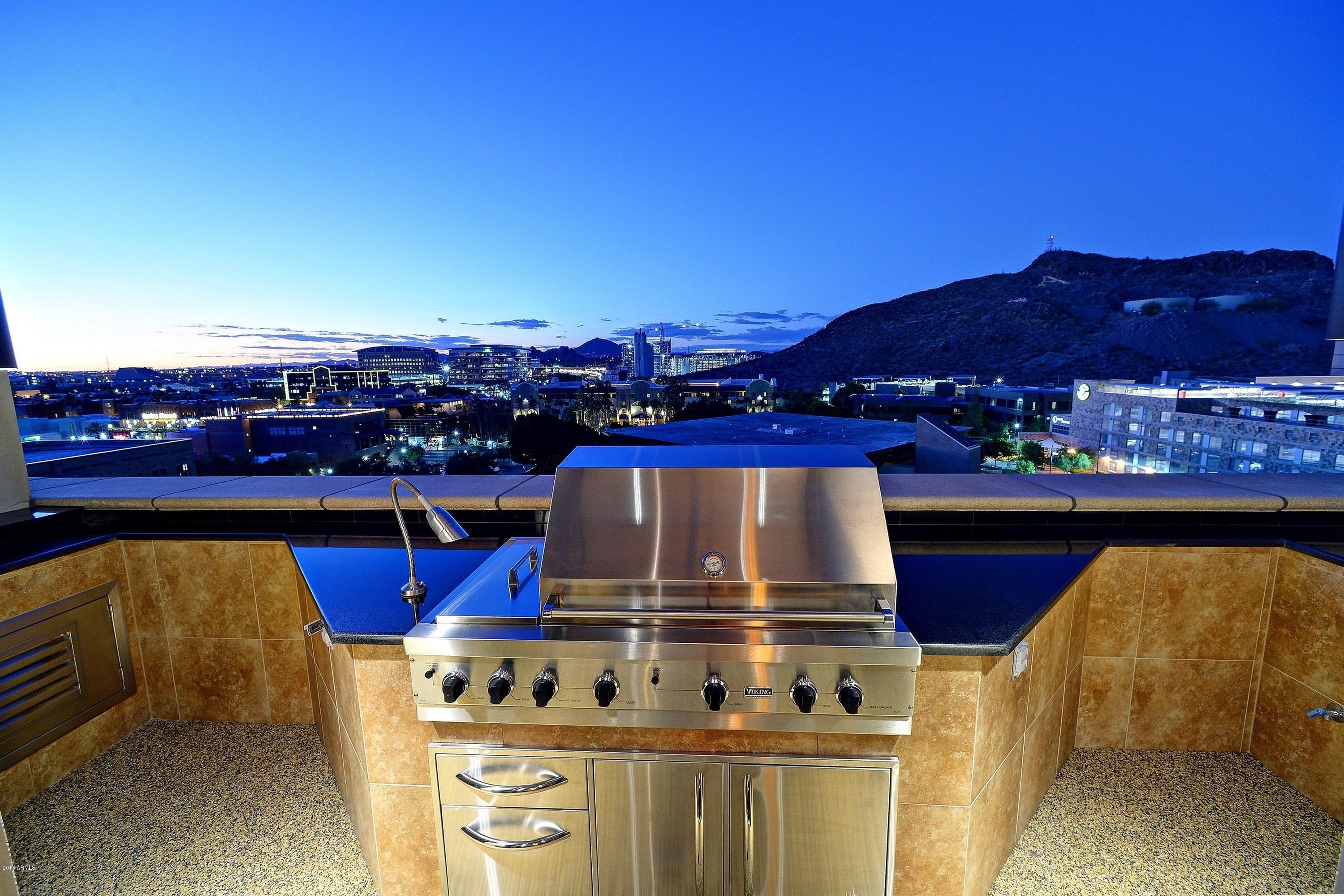 21 East 6th Street, Unit 701 Tempe, AZ 85281 - Photo 9 of 21 010_Barbecue & Kitchen View