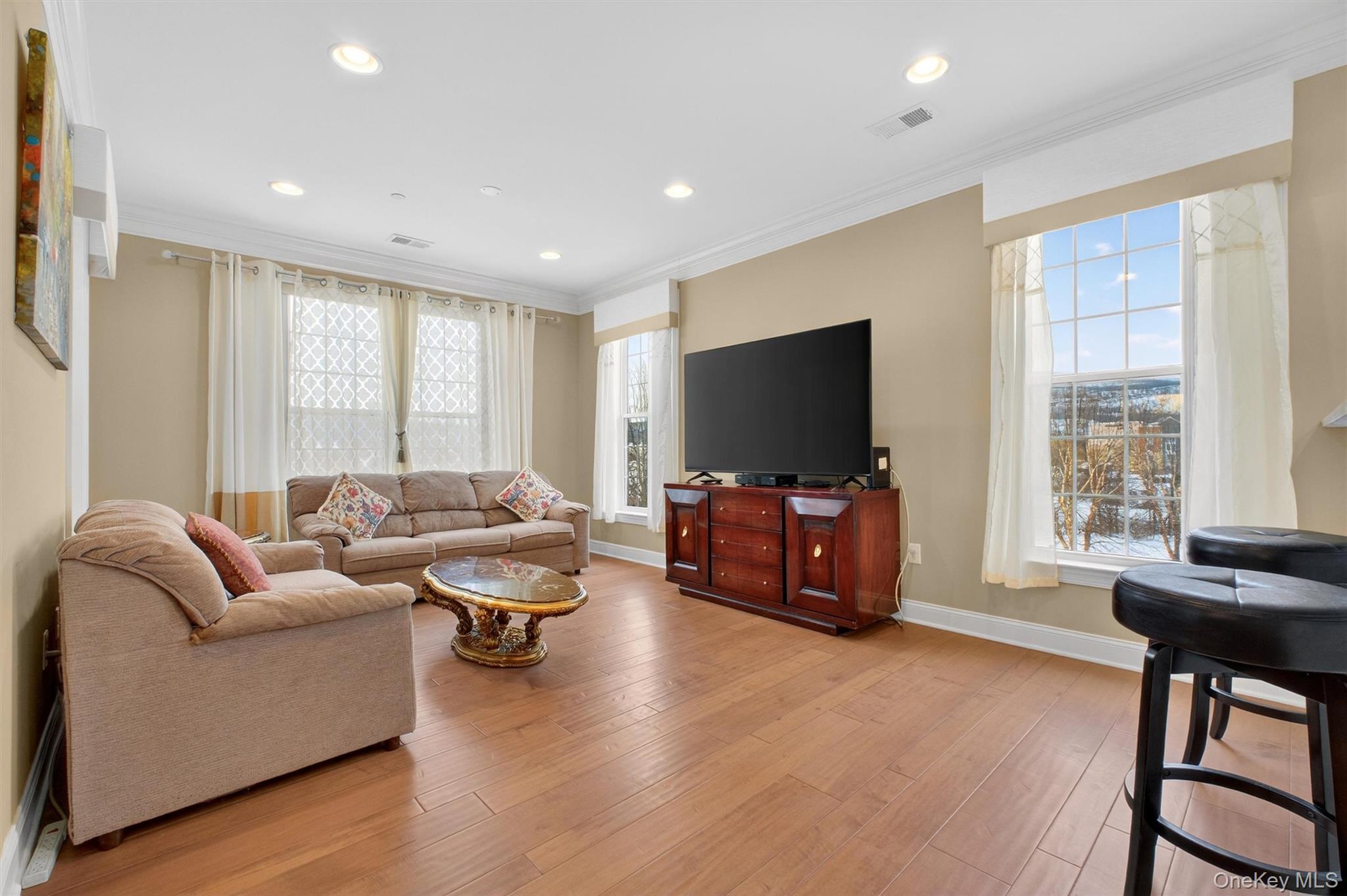 734 Regency Drive Fishkill, NY 12524 - Photo 15 of 45 a living room with furniture and a flat screen tv