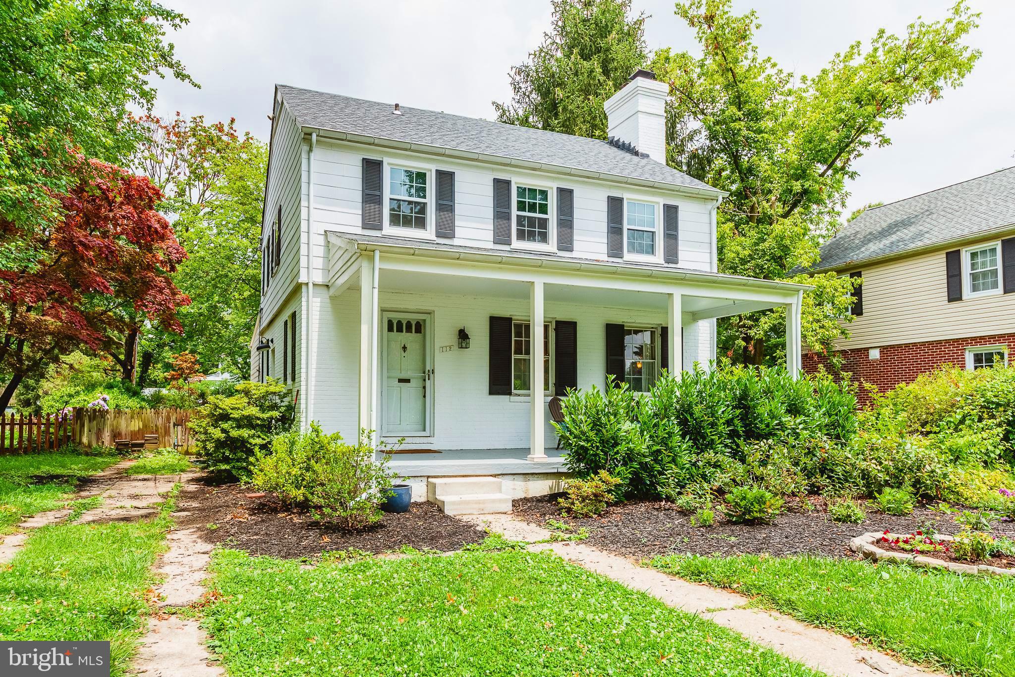 Porch front colonial