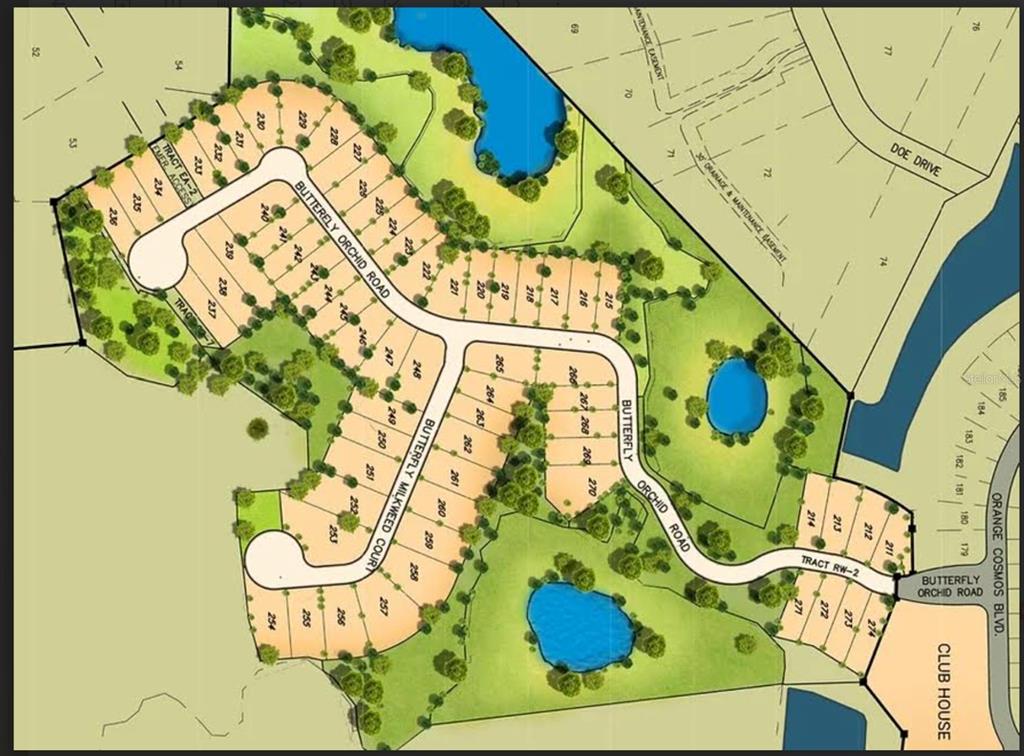 1233 Butterfly Orchid Road Davenport, FL 33837 - Photo 2 of 4 a bathroom with a sink and mirror with painted walls