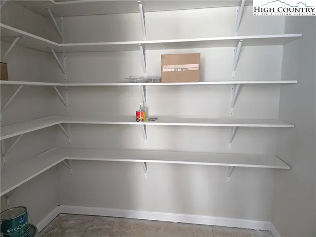 a close view of closet