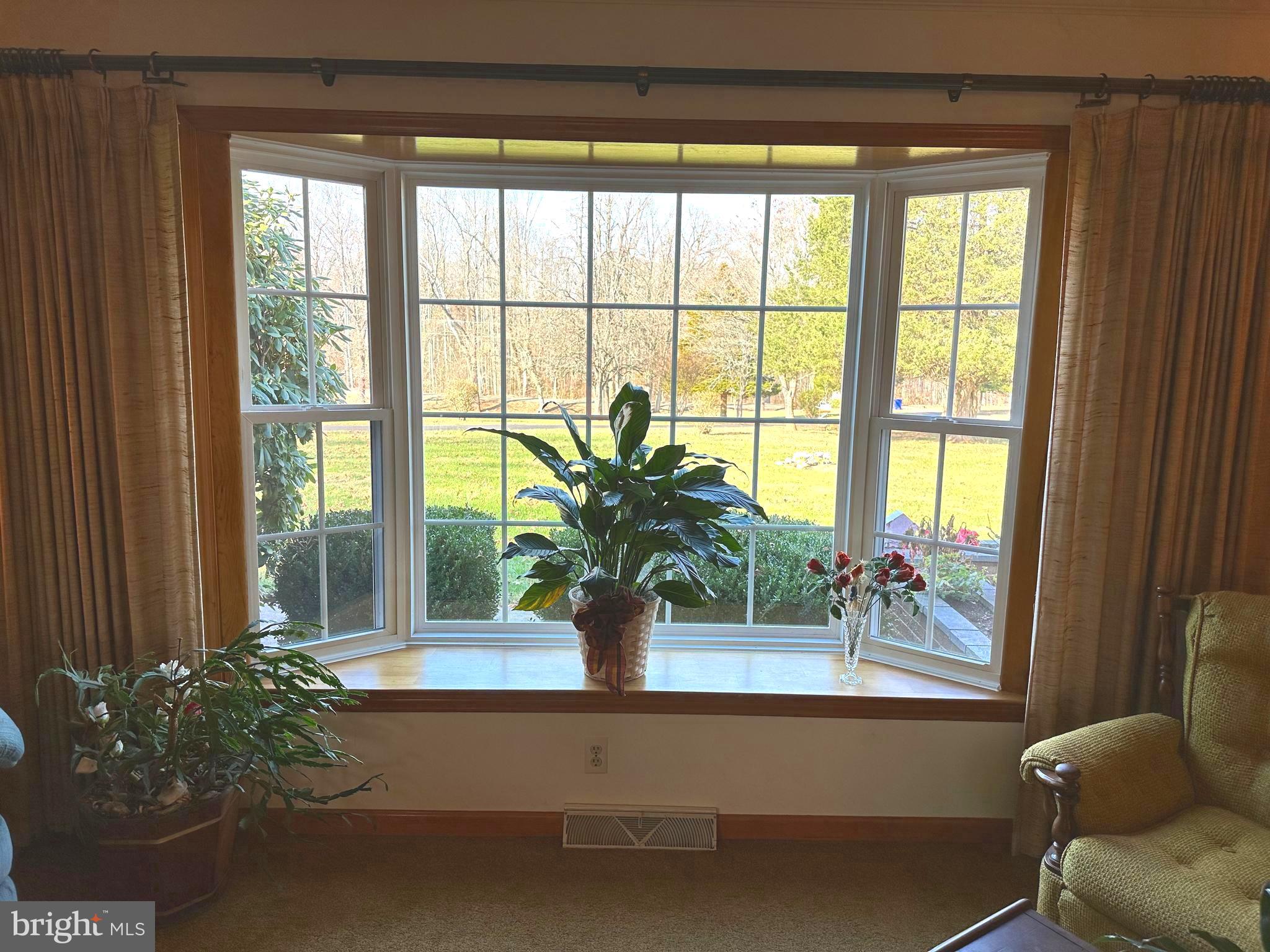9305 Old Waterloo Road Warrenton, VA 20186 - Photo 10 of 63 Living Room Bay Window looking over Front Yard.