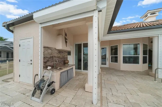 a view of a entryway door of the house