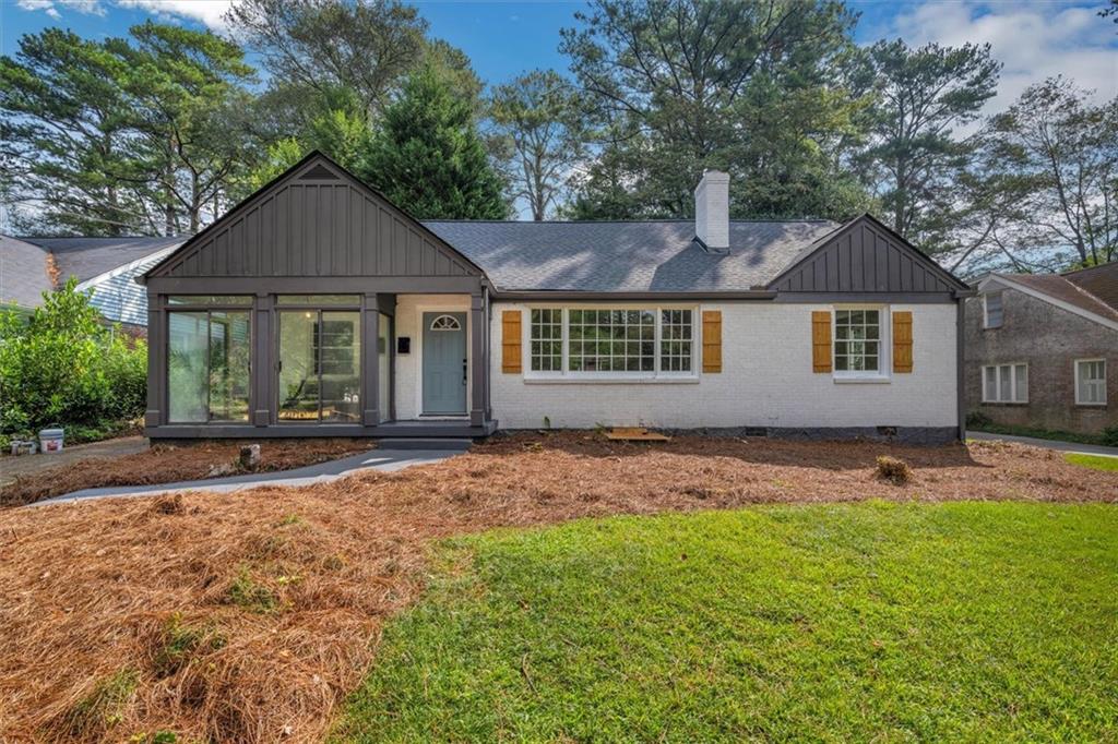 46 Berkeley Road Avondale Estates, GA 30002 - Photo 1 of 1 front view of a house with a yard
