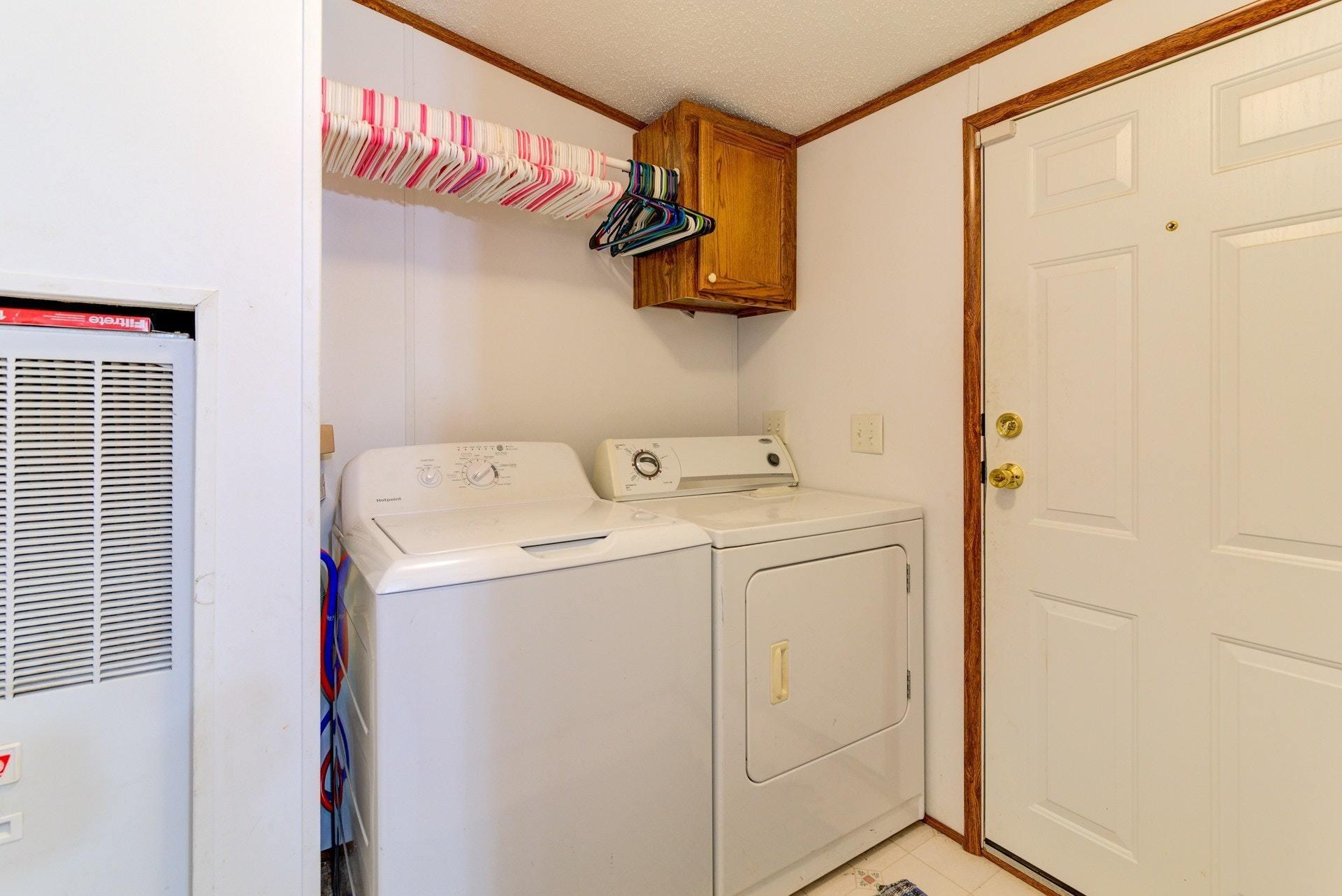 1383 6 Mile Post Road Callaway, VA 24067 - Photo 23 of 30 a utility room with dryer and washer