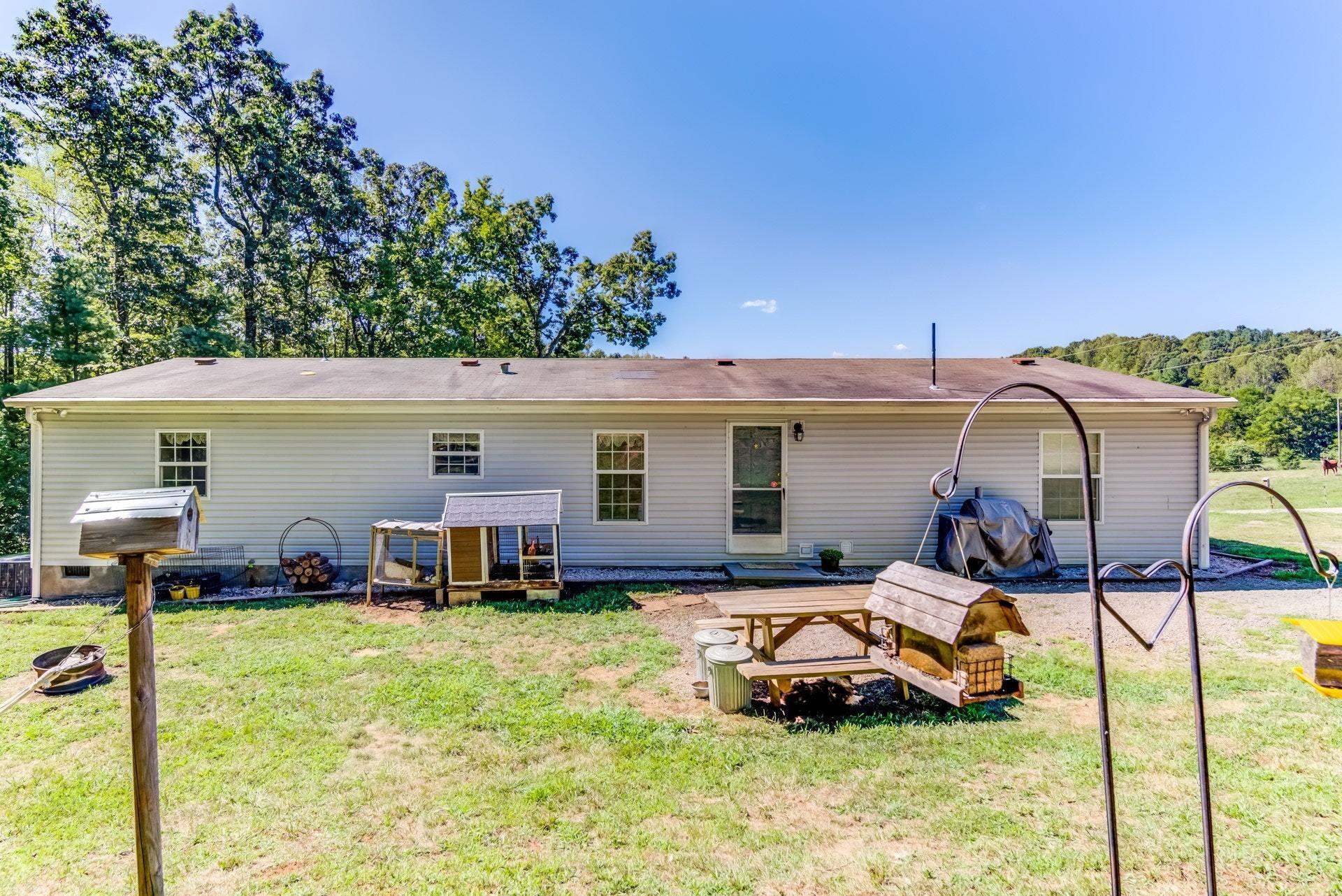 1383 6 Mile Post Road Callaway, VA 24067 - Photo 25 of 30 a view of a house with backyard and sitting area