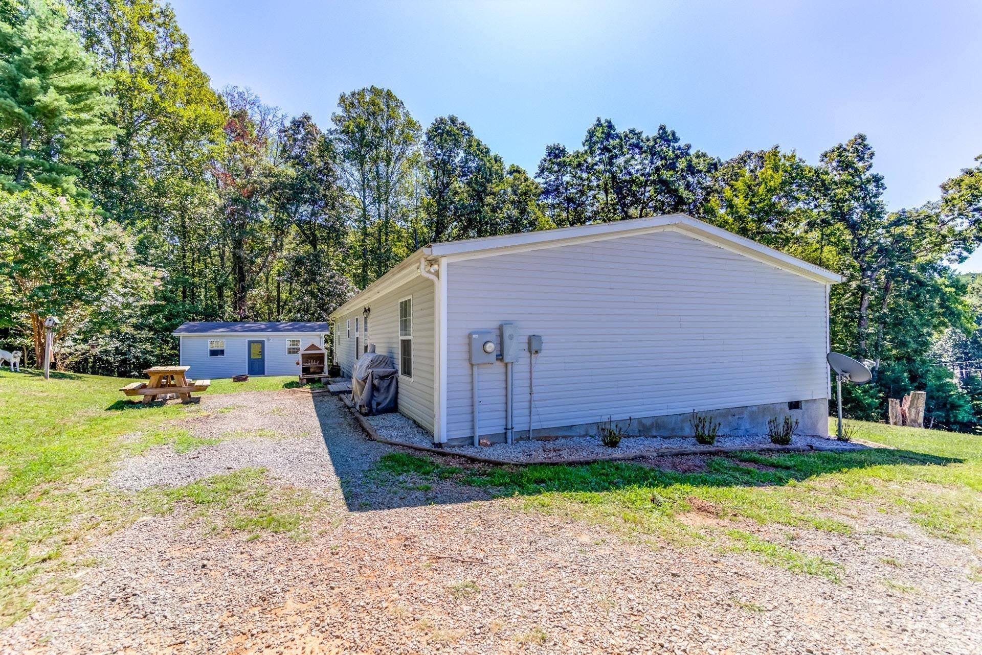 1383 6 Mile Post Road Callaway, VA 24067 - Photo 29 of 30 a view of a house with backyard and garden