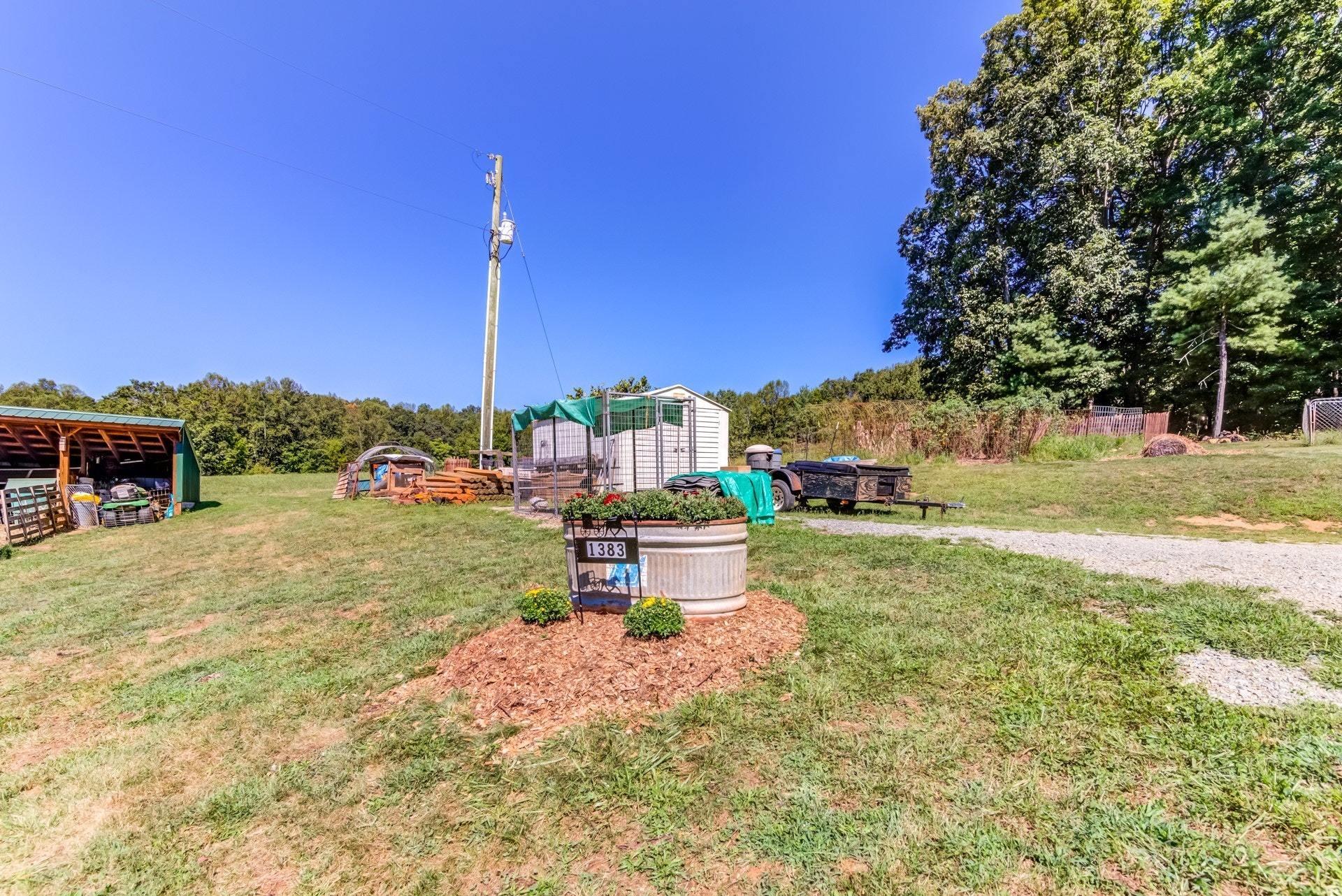 1383 6 Mile Post Road Callaway, VA 24067 - Photo 4 of 30 a view of a garden with a slide