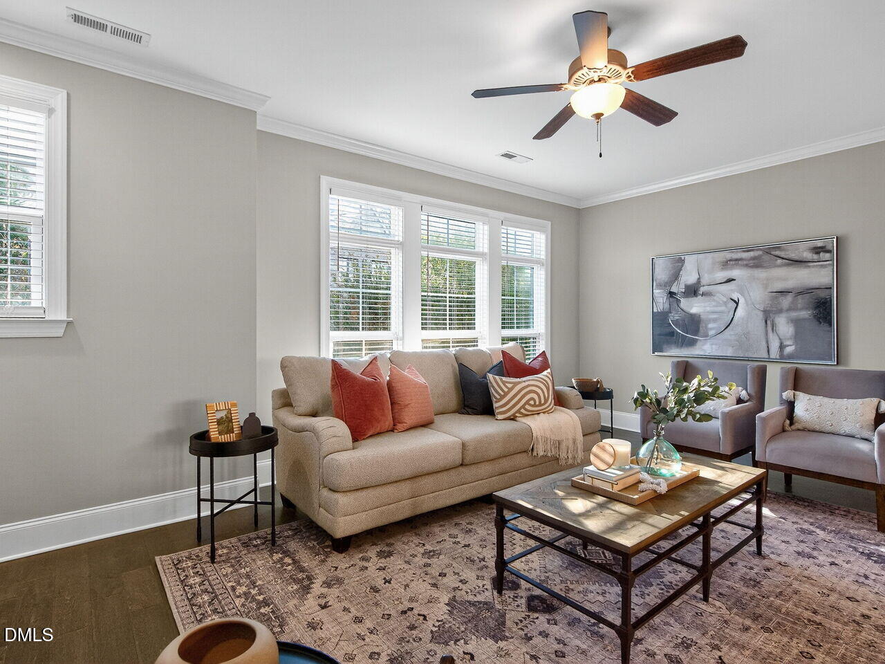 1609 Bowery Drive Raleigh, NC 27607 - Photo 11 of 30 a living room with furniture a rug and a window