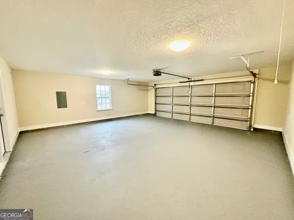 a view of a garage