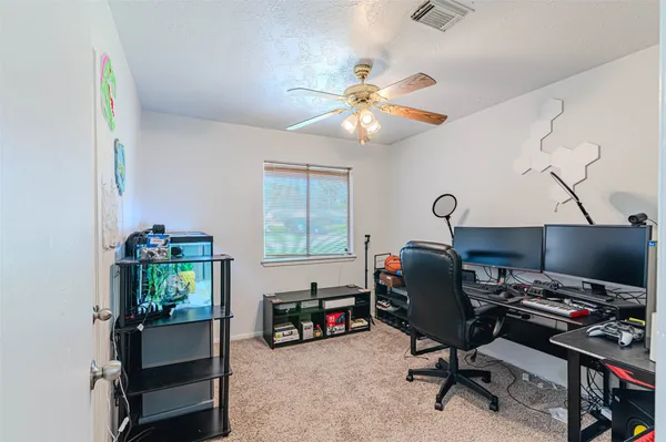 a workspace with a window