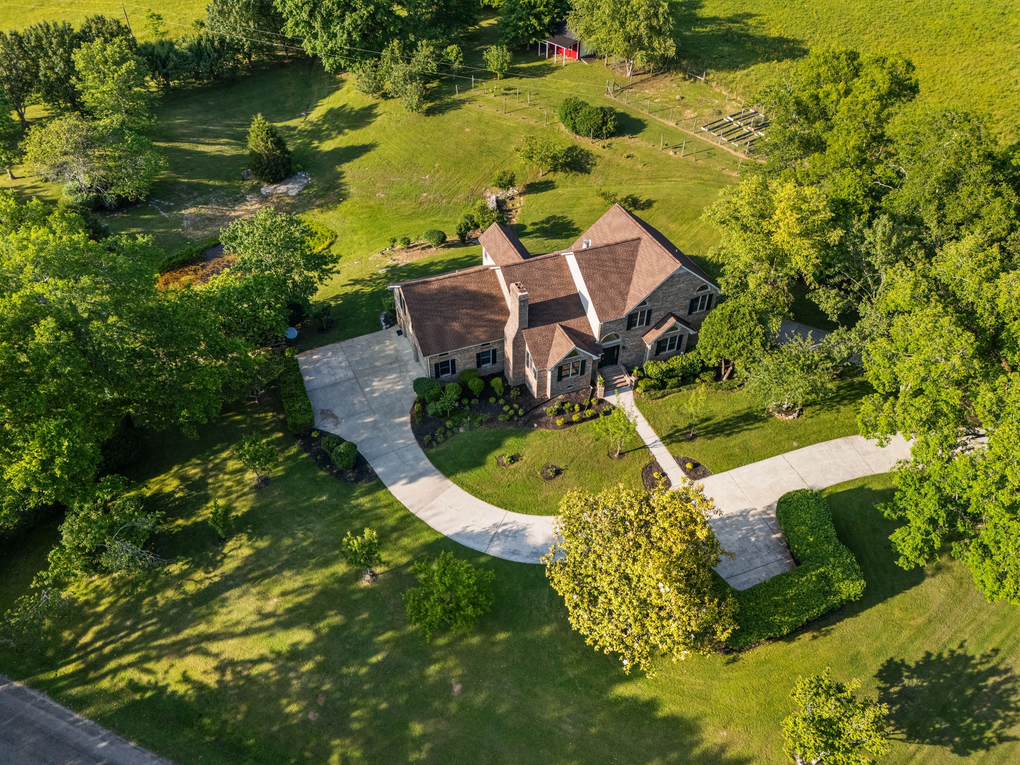 205 Normandy Road Wartrace, TN 37183 - Photo 60 of 70 an aerial view of a house with a yard and lake view