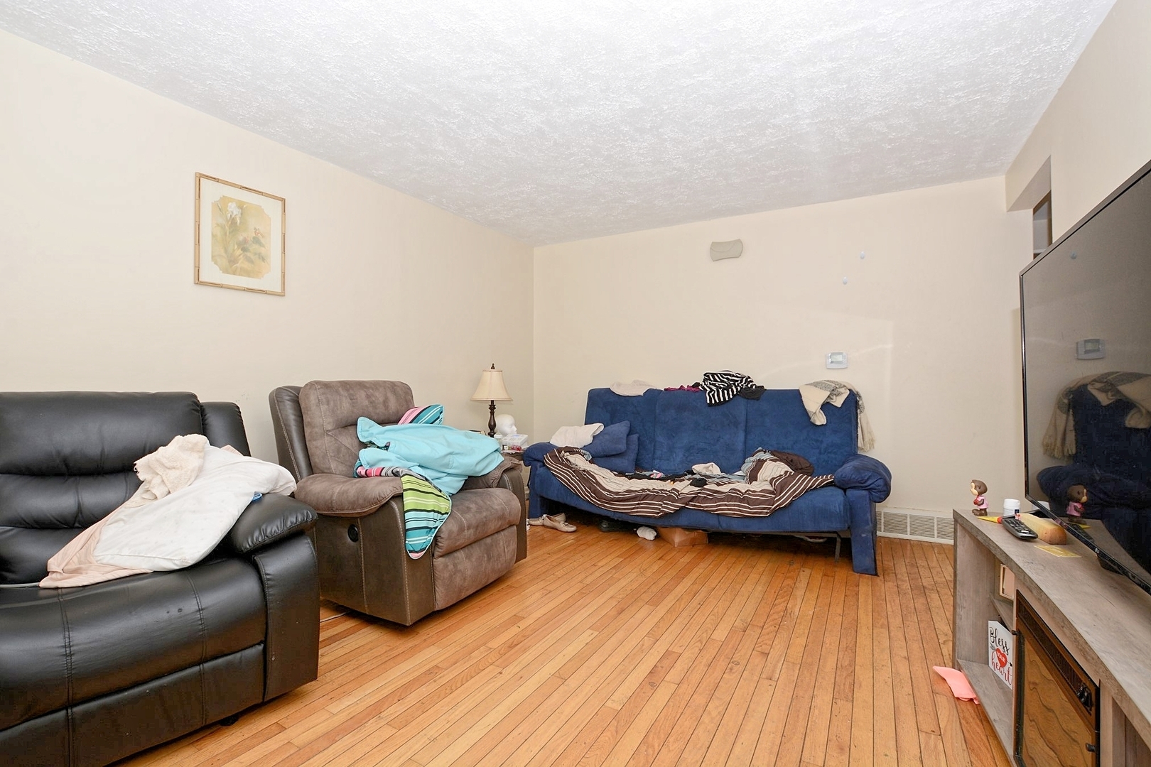 10114 South Malta Street Chicago, IL 60643 - Photo 3 of 13 a living room with furniture and a flat screen tv