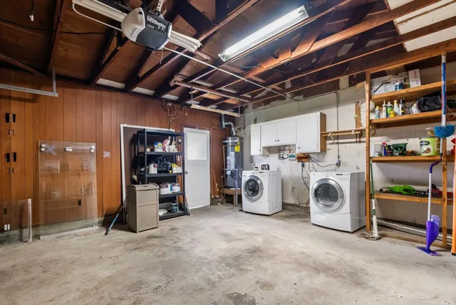a view of a storage room