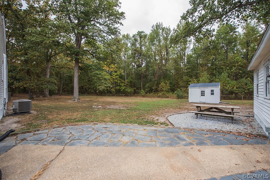534 Old Bermuda Hundred Road Chester, VA 23836 - Photo 24 of 38 a view of a dry yard with trees