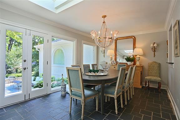 118 Cheek Road Nashville, TN 37205 - Photo 9 of 19 a view of a dining room with furniture and chandelier